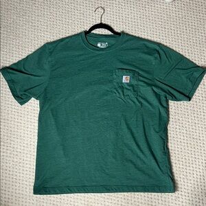 Carhartt Green Loose Fit XL Pocket Tee